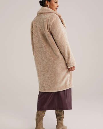 WE Fashion - Sobretudo meia-estação em bege