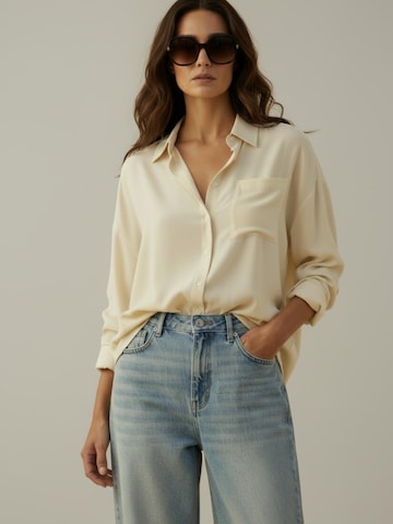 WEARABLE STORIES Blouse 'Minthe' in Beige: voorkant