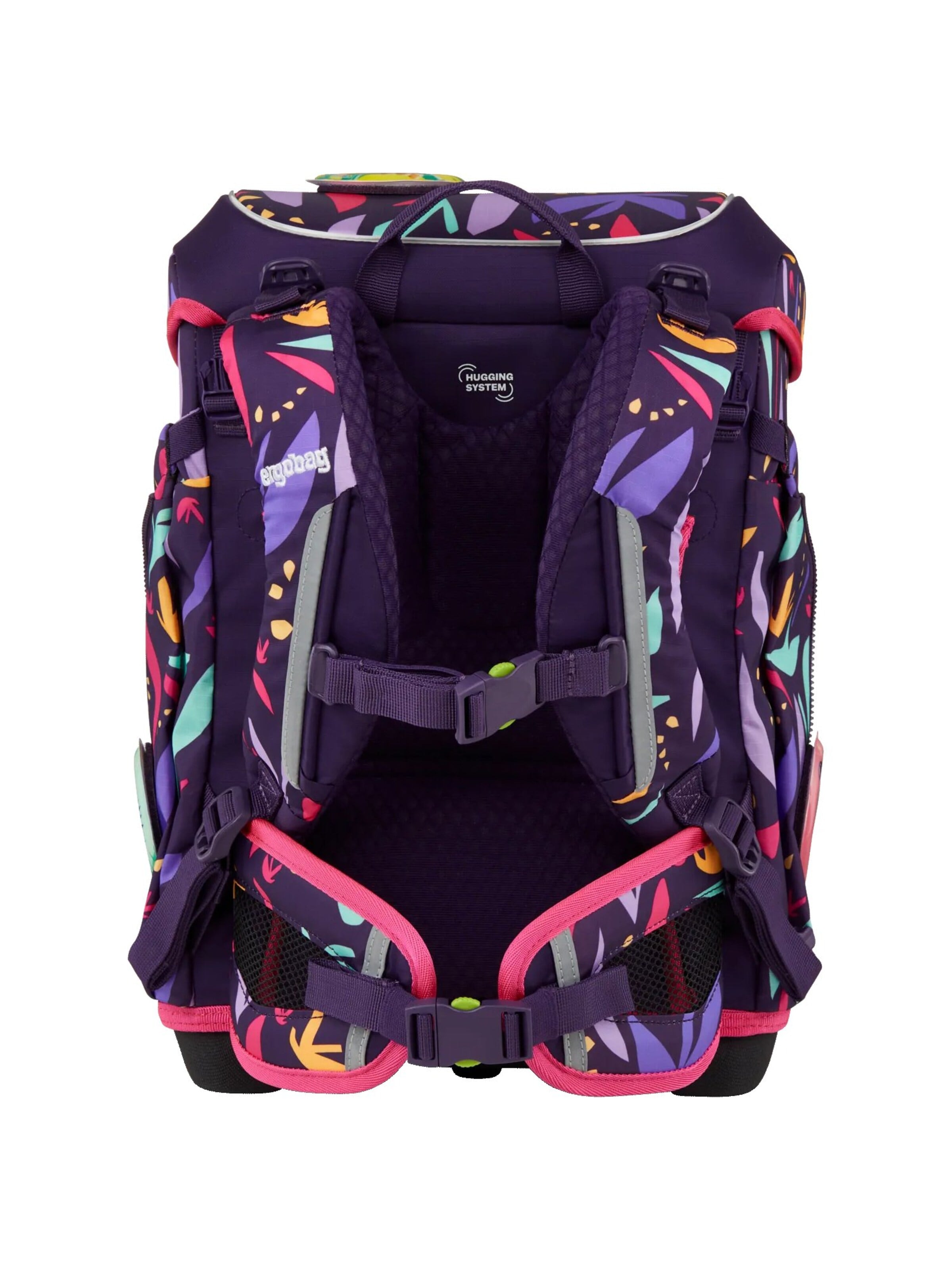 ergobag Backpack 'Schulranzen-Set cubo light Set' in Purple