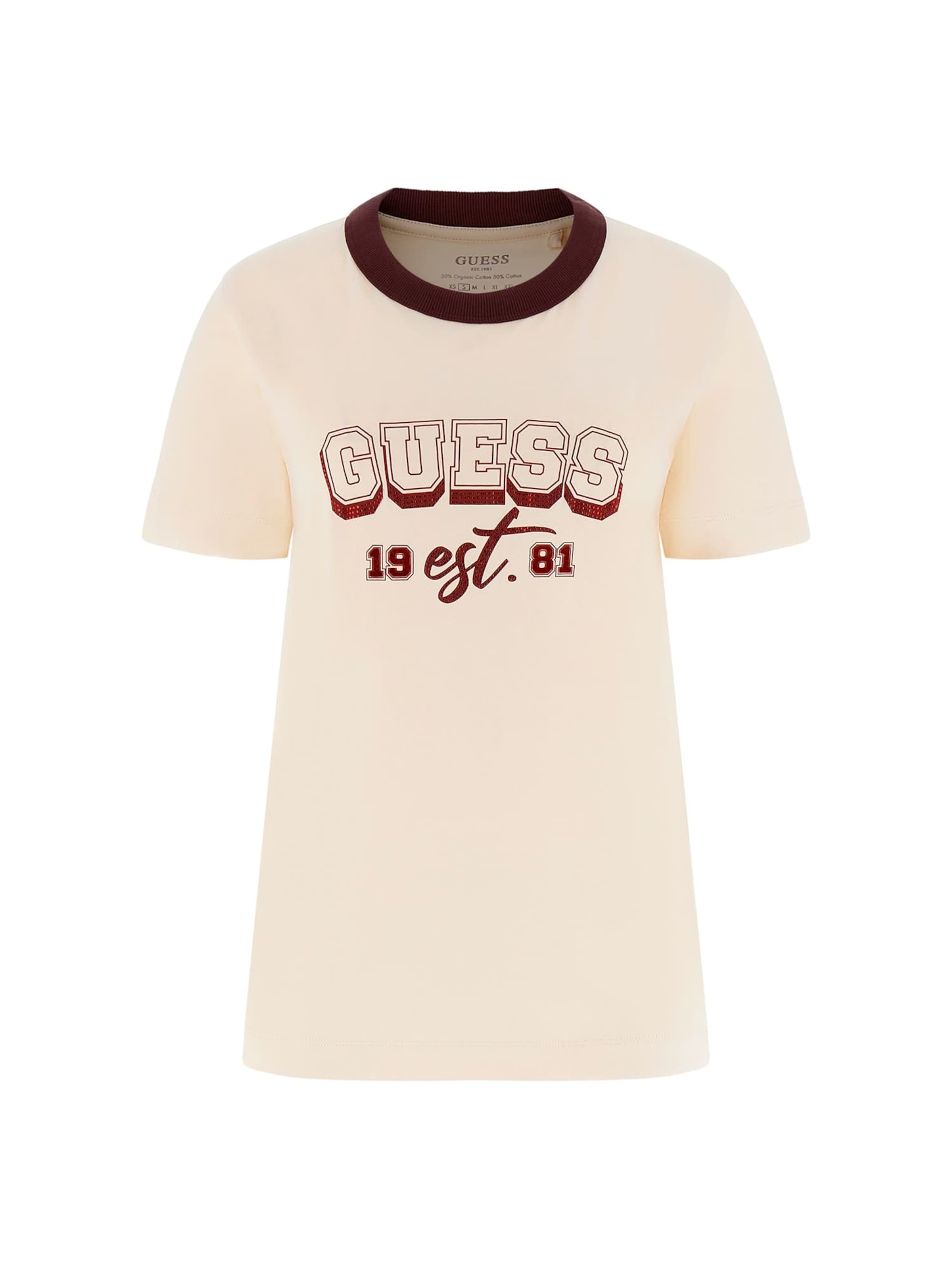 GUESS T-Shirt in Pink: Vorderseite