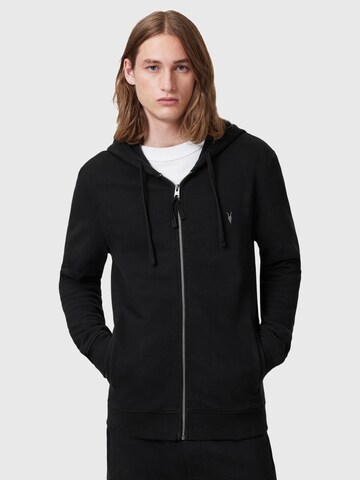 AllSaints Sweat jacket 'Raven' in Black
