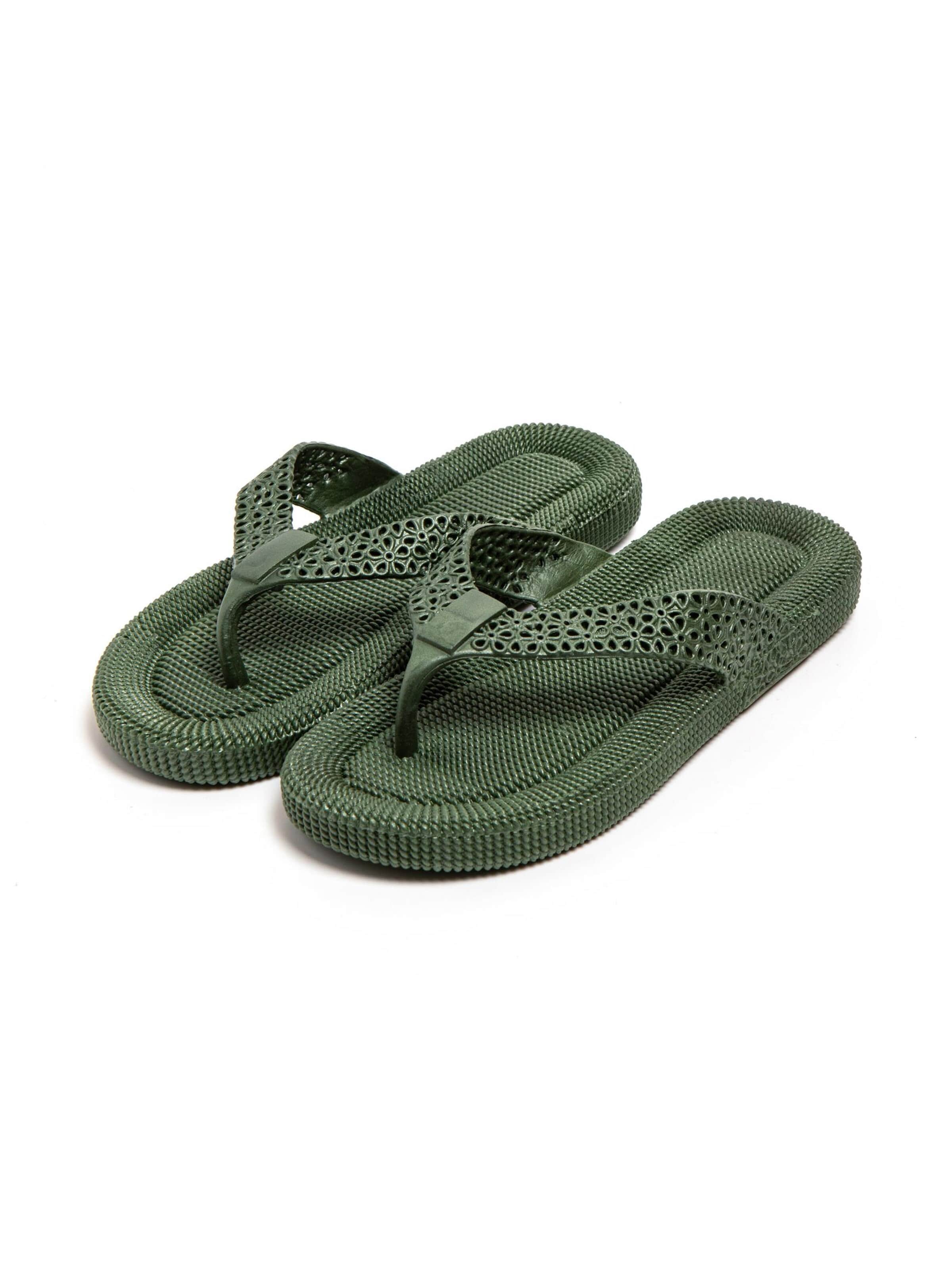 Brasileras - Sandalias de dedo 'Flopee' en verde