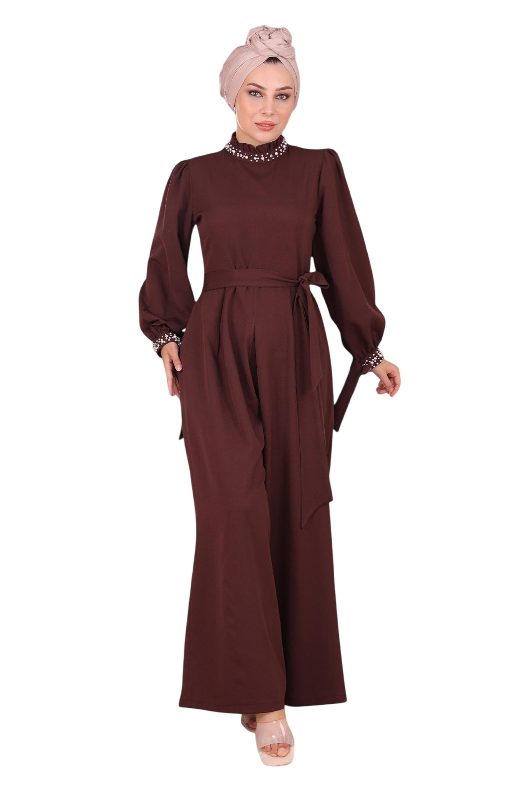 Combinaison MODAMIHRAM en marron : devant