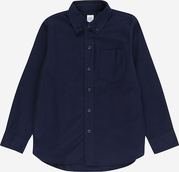 GAP Regular fit Button Up Shirt in Blue: front