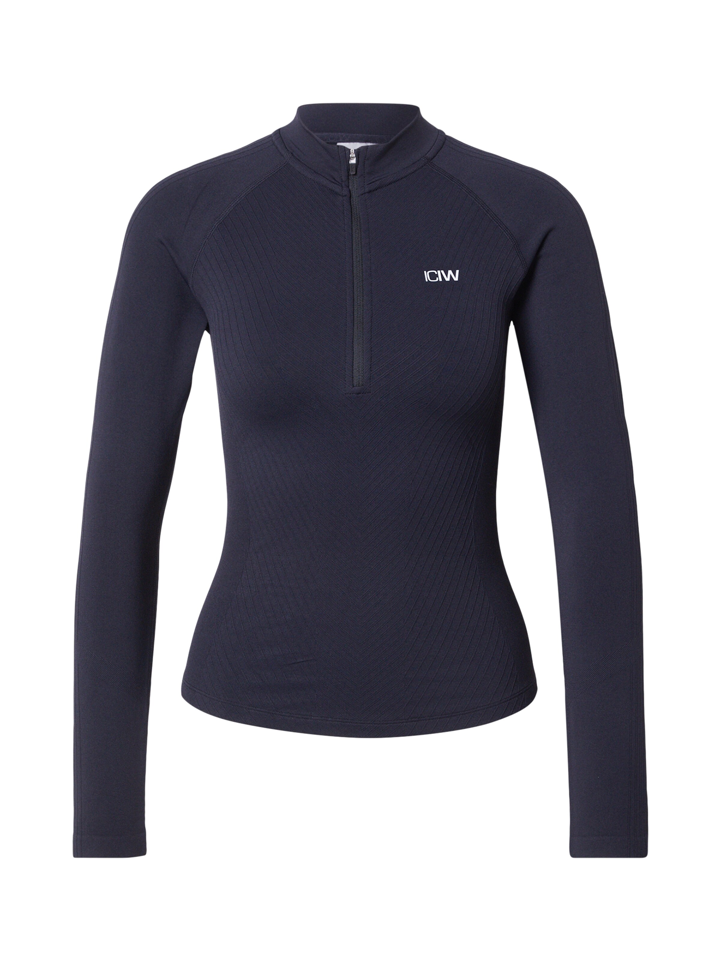 T-shirt fonctionnel 'Ignite Seamless' ICANIWILL en noir : devant