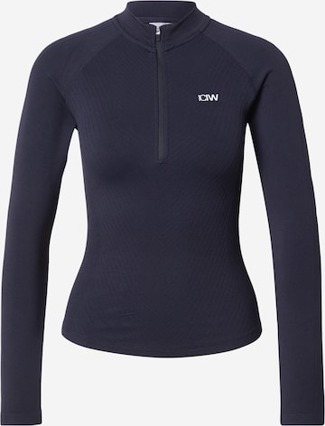 juoda ICANIWILL Sportiniai marškinėliai 'Ignite Seamless': priekis