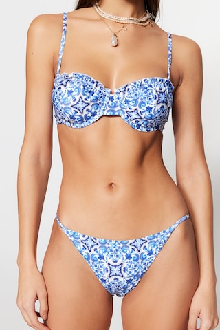 Trendyol - Clásico Bikini en azul