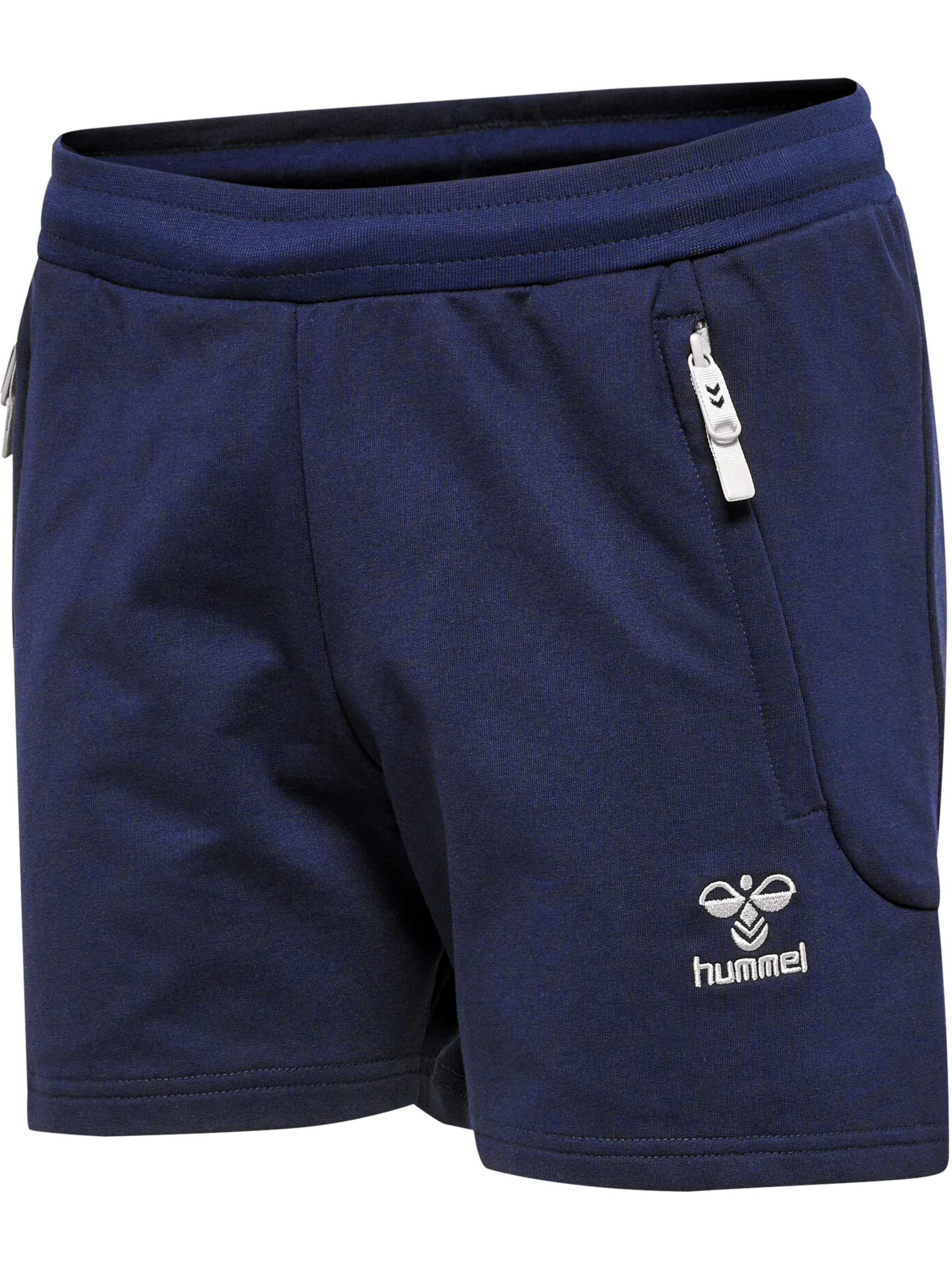 Hummel Regular Sportshorts 'Move Grid' in Blau