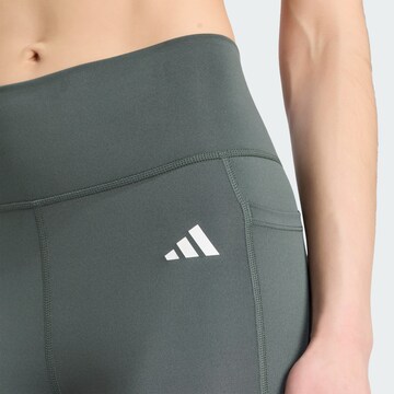 ADIDAS PERFORMANCE - Skinny Pantalón deportivo 'Optimé Essentials' en gris