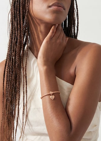 PURELEI - Atrelado 'Vintage Heart' em ouro: frente