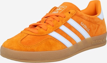 Sneaker low 'GAZELLE' de la ADIDAS ORIGINALS pe portocaliu: față