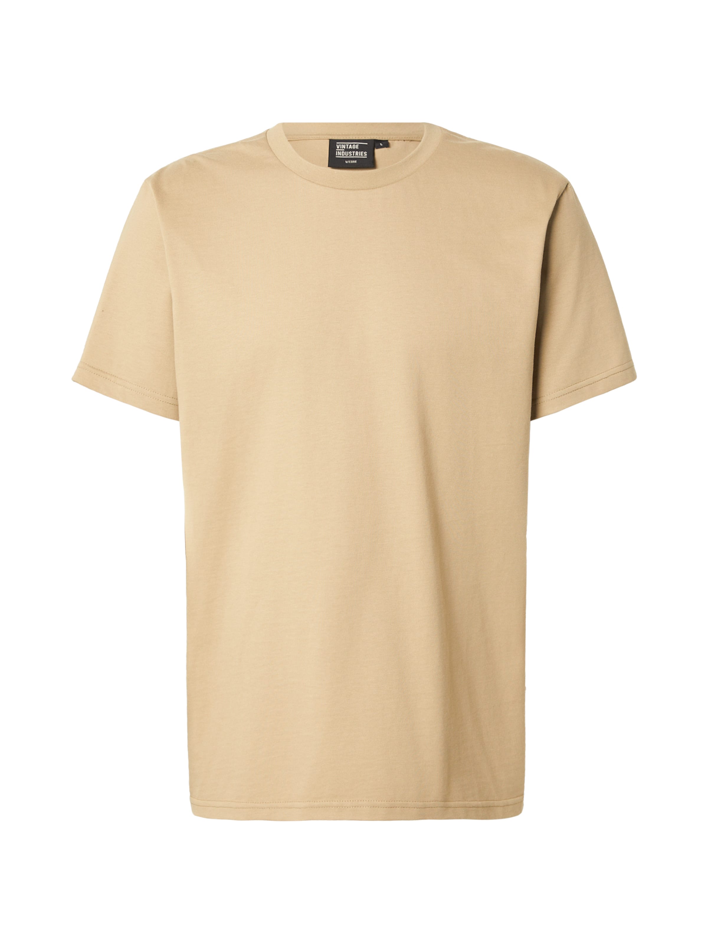 Vintage Industries T-shirt 'Devin' in Beige: Vorderseite