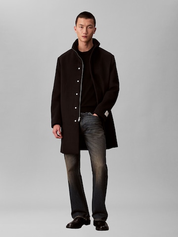 Manteau mi-saison Calvin Klein en bleu : devant