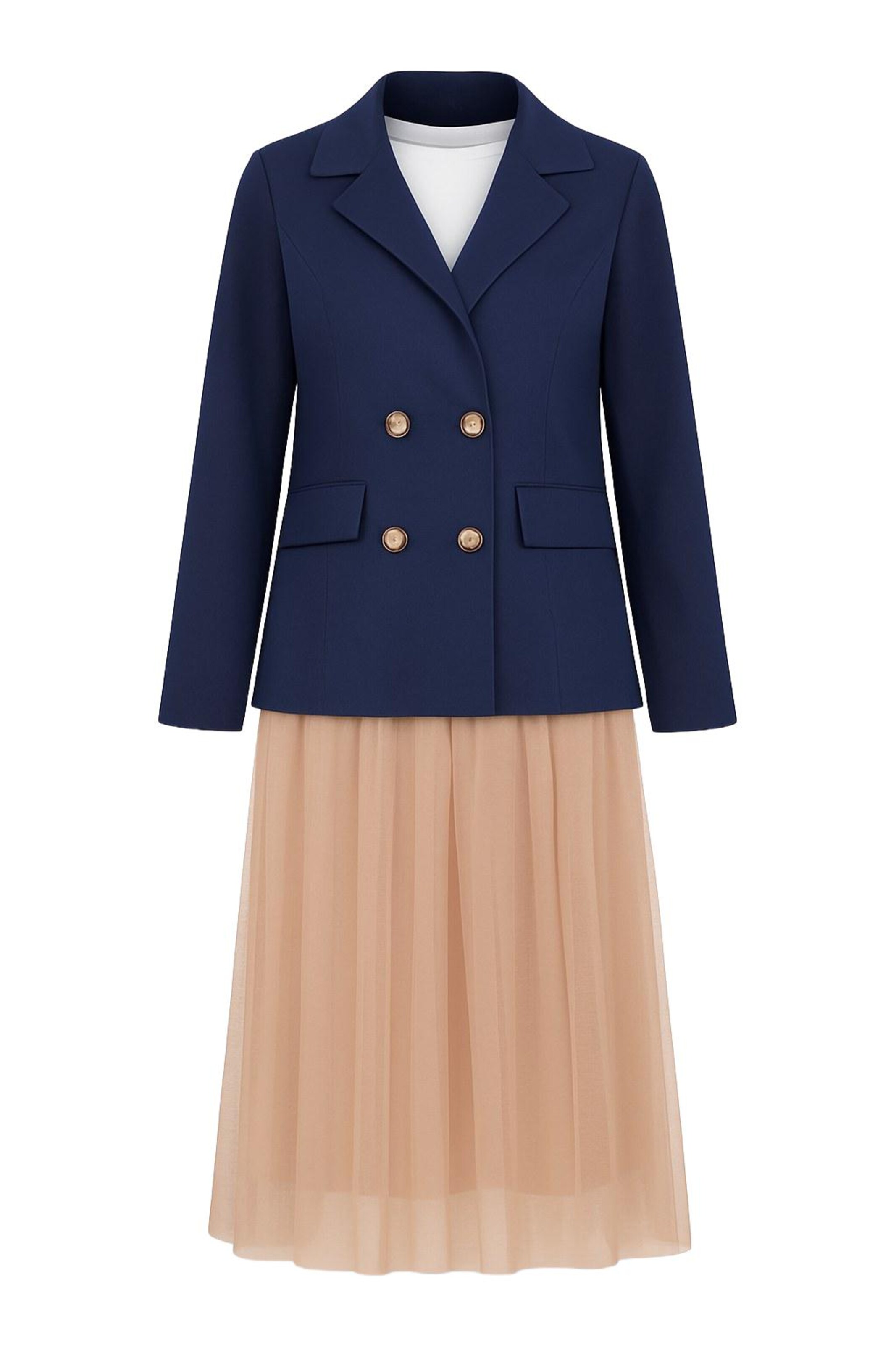 MODAMIHRAM Suit in Blue: front