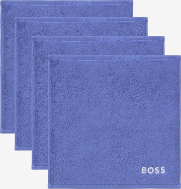 BOSS Home Waschlappen 'PLAIN' in Blau: predná strana