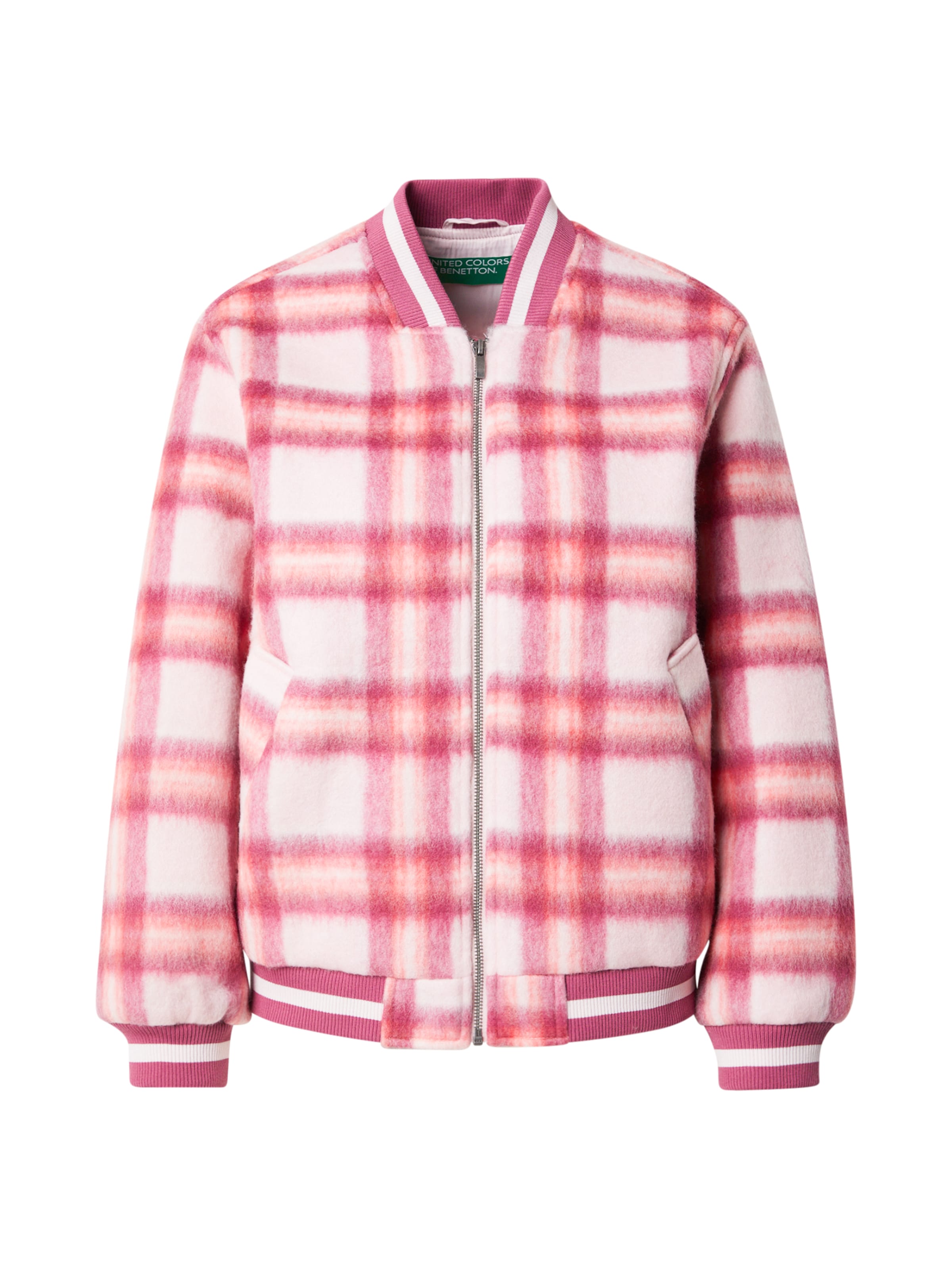 Veste mi-saison UNITED COLORS OF BENETTON en rose : devant