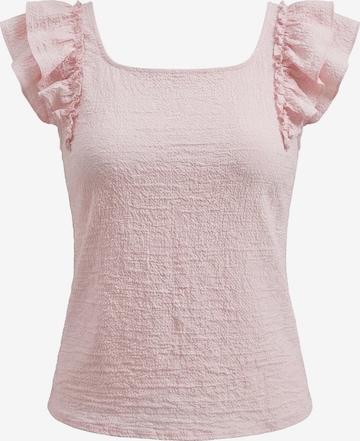 MYMO Blouse in Roze: voorkant