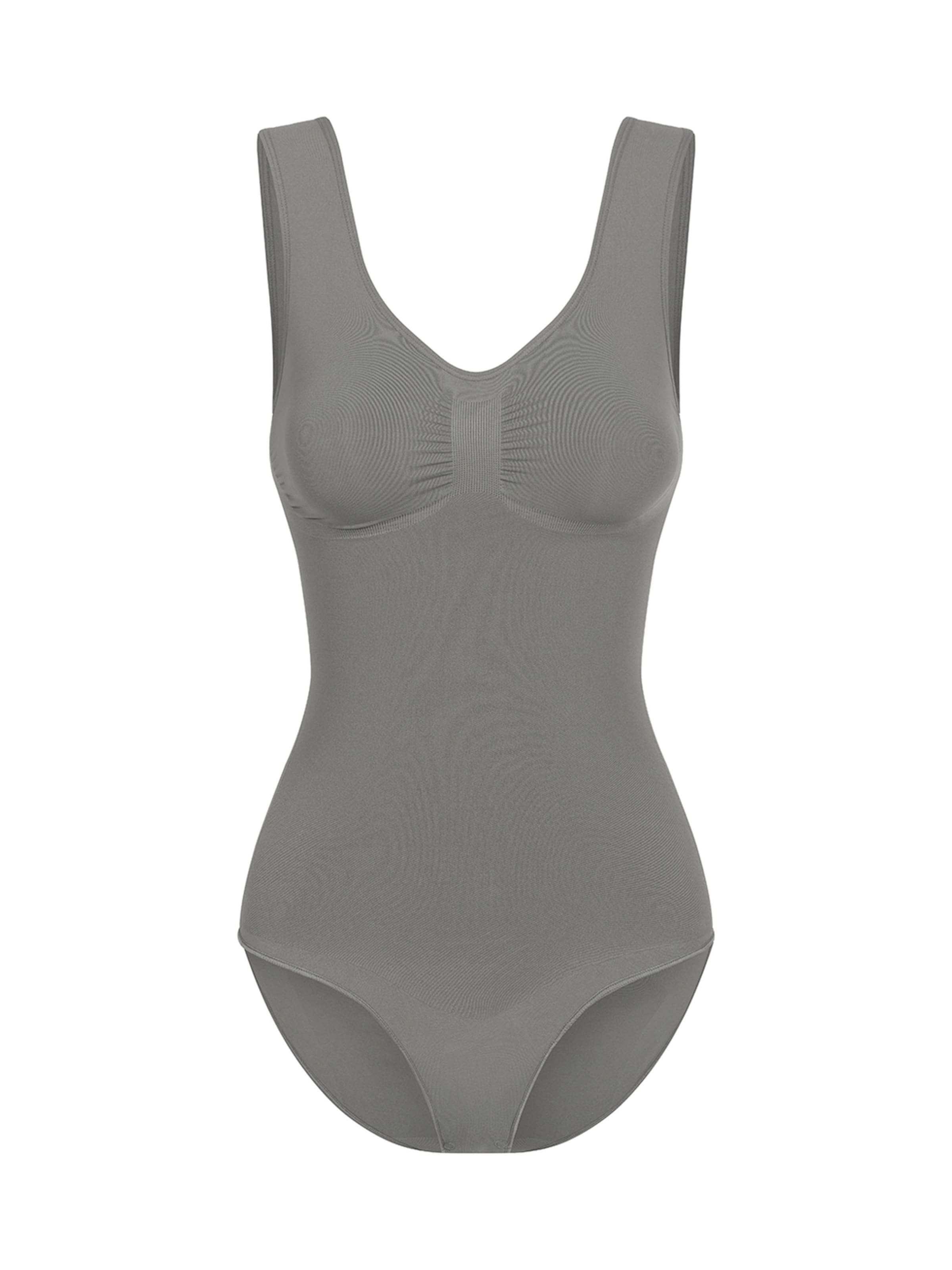 Body modelant 'Tank Bodysuit Sculpting Shapewear mit Slip' cfab (formerly creamy fabrics) en gris : devant