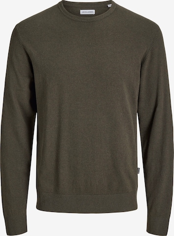 JACK & JONES Sweatshirt 'JJEEmil' in Green: front