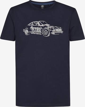 mėlyna Petrol Industries Marškinėliai: priekis