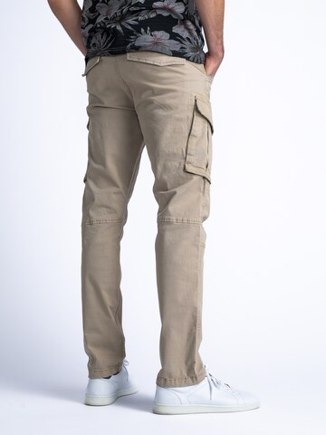 Coupe slim Pantalon cargo Petrol Industries en beige