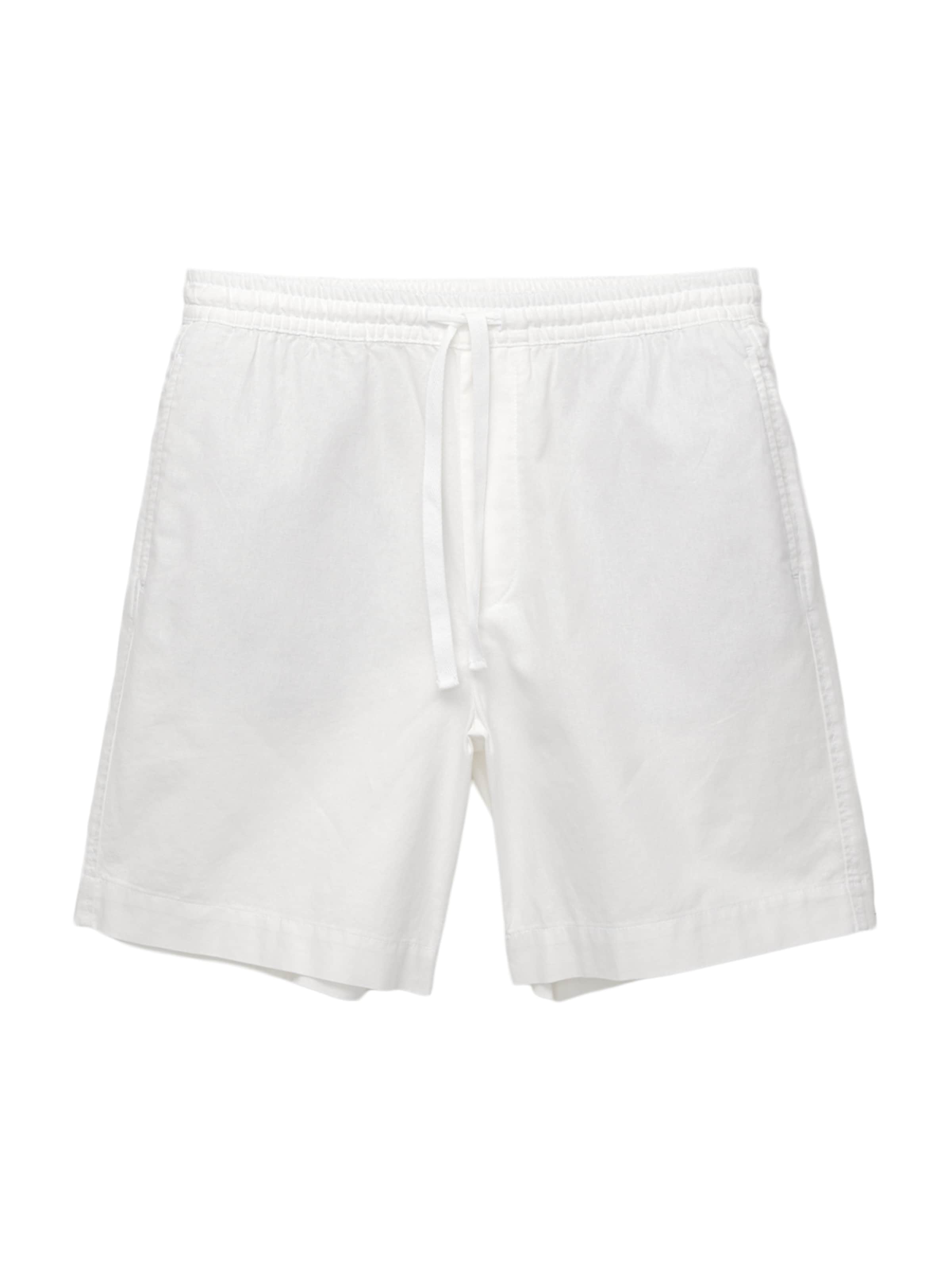 Pull&Bear Trousers in White: front