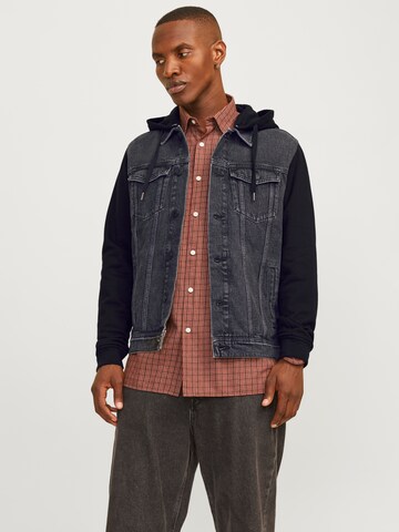 JACK & JONES Jacke 'JJIJEAN' in Schwarz: Vorderseite