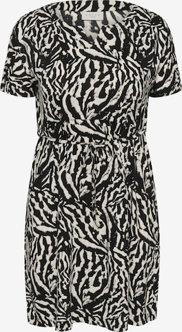 Robe KAFFE CURVE en noir : devant