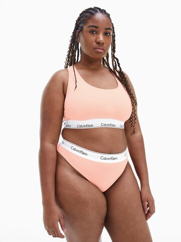 Calvin Klein Underwear Plus Bustier BH in Oranje: voorkant
