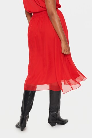 SAINT TROPEZ Rock 'Coral' in Rot
