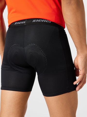 ZIENER Skinny Sportbroek 'Neik' in Zwart