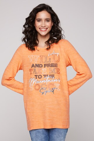 Soccx Sweater in Orange: front