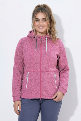 Ulla Popken Sweatjacke in Pink