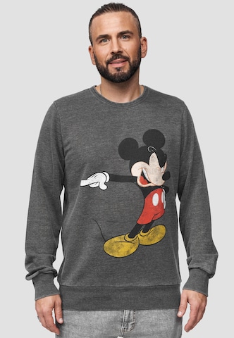Recovered Sweatshirt 'Disney Pointing Mickey' in Grey: front