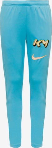 NIKE Tapered Workout Pants 'Kylian Mbappe' in Blue: front