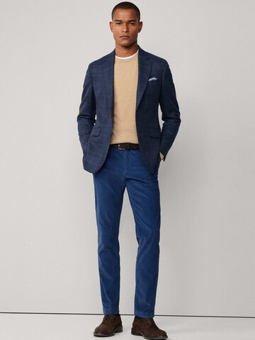 Coupe slim Pantalon chino 'Kensington' Hackett London en bleu