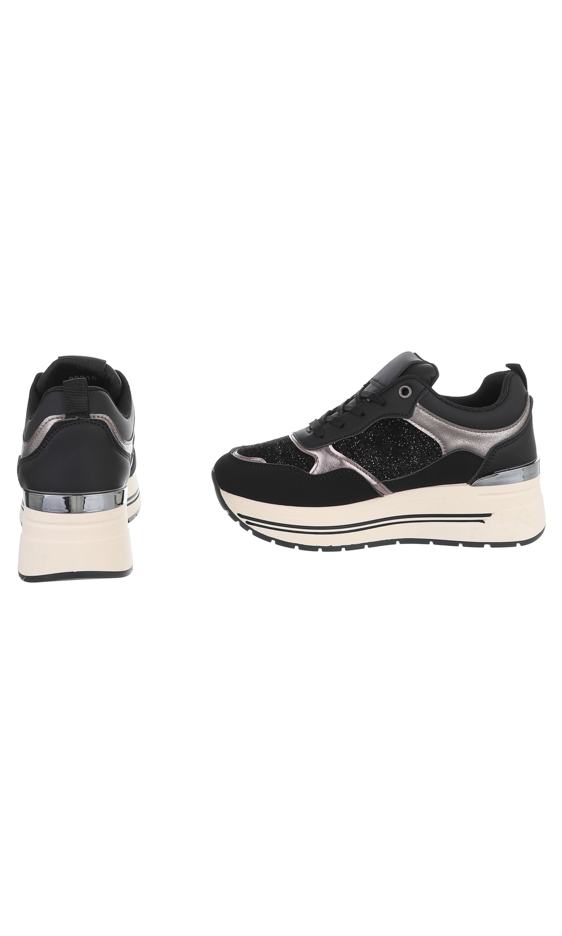 Ital-Design Sneaker in Schwarz