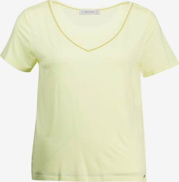 T-shirt Deeluxe en jaune : devant