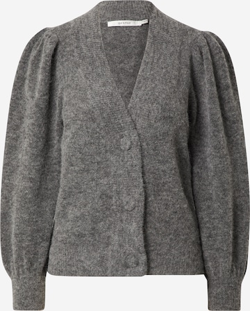 Gestuz Knit Cardigan 'Alpha' in Grey: front