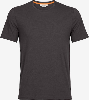 ICEBREAKERTehnička sportska majica 'Central Classic' - siva boja: prednji dio