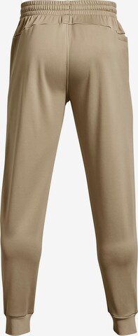 UNDER ARMOUR Tapered Workout Pants in Beige