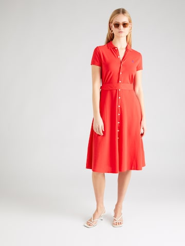 Polo Ralph Lauren Μπλουζοφόρεμα σε κόκκινο: μπροστά