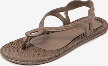 Brasileras Sandaal 'Antalya' in Bruin: voorkant