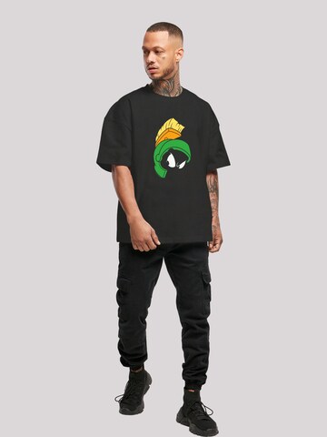 F4NT4STIC T-Shirt 'Looney Tunes Marvin The Martian Face' in Schwarz