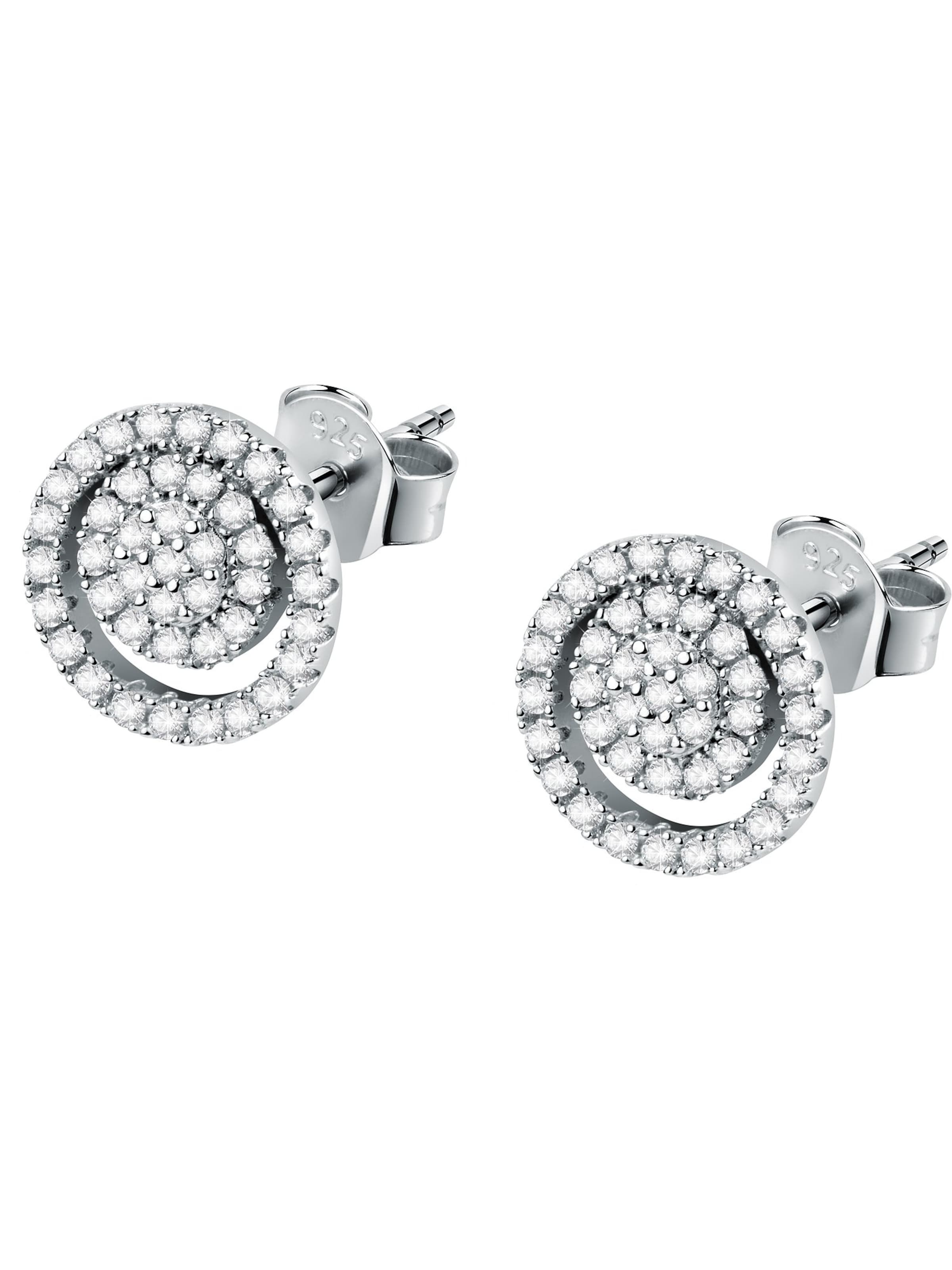 CHRIST Ohrringe in Silber: Vorderseite