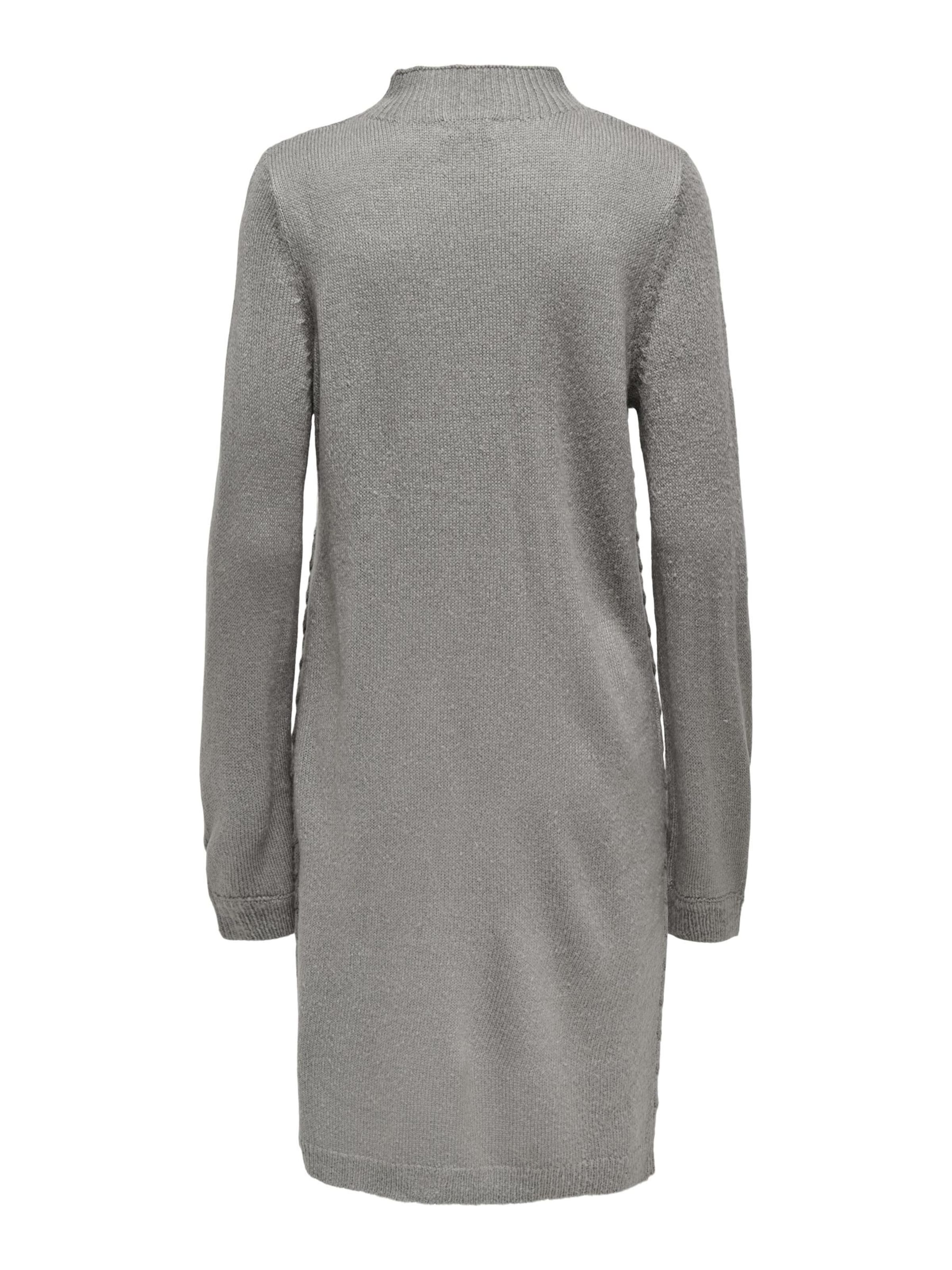 JDY Strickkleid in Grau