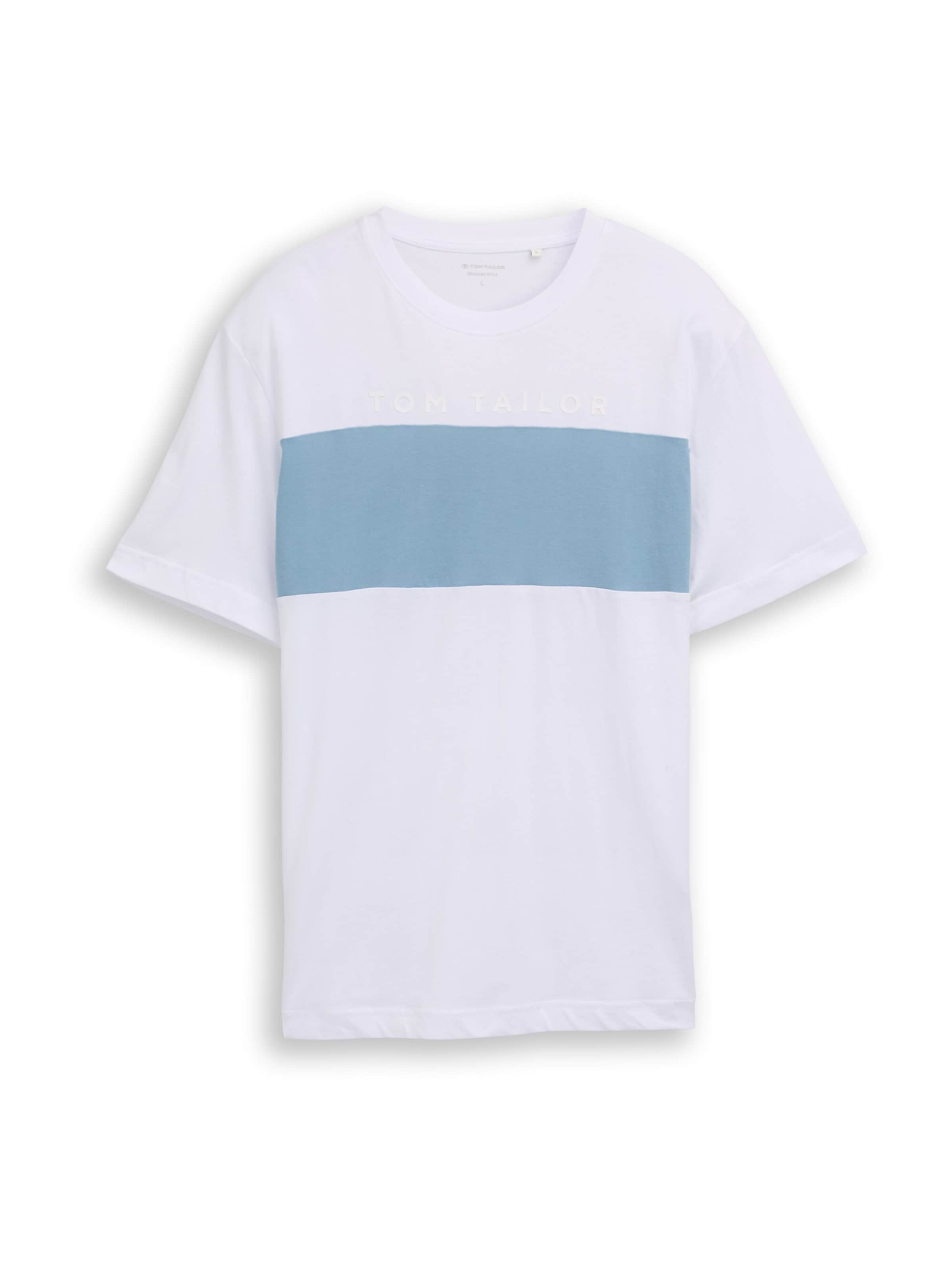 balta TOM TAILOR Marškinėliai: priekis