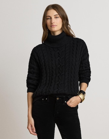 Lauren Ralph Lauren Pullover in Schwarz: Vorderseite