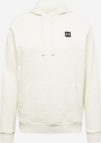 UNDER ARMOUR - Sweatshirt de desporto 'Rival' em cinzento: frente