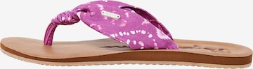 Pepe Jeans T-Bar Sandals ' JAVA TROPICAL ' in Pink: front